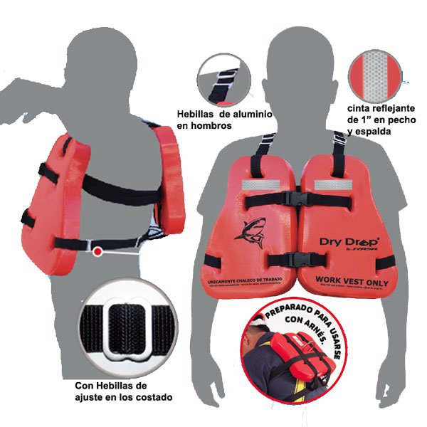 Chaleco salvavidas tipo V y trabajo DD3000 Chaleco salvavidas