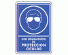 Uso obligatorio de proteccion ocular