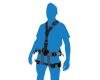Premium "Y" harness with "D" ring belt on back, chest and sides