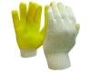 cotton gloves with latex palm
