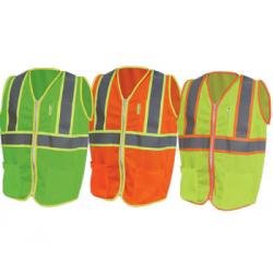 High Visibility Jersey Vest with Reflective Two-tone Textile 2