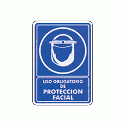 Uso obligatorio de proteccion facial 1