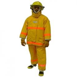 Yellow firefighter combat kit 1