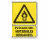 Caution oxidizing materials