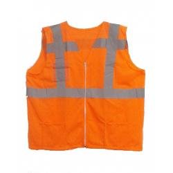 VEST VISIBILITY WITH GRAY REFLECTOR 2 \"TRICOP XG SPORTS FABRIC 1
