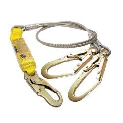 Double steel shock absorbers 1/4 \"SS-AM2CAG-1M83CM