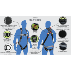 Arnes premium anillo \"D\" en espalda y costados 1