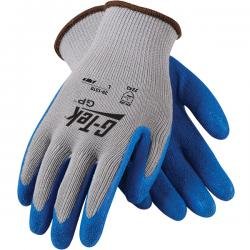 Guantes de algodon con palma de latex  rugoso 1