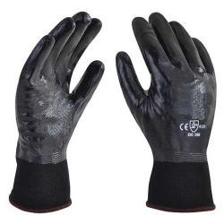 Guantes de nylon recubierto total de nitrilo 1