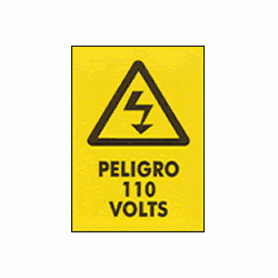 Peligro 110 volts 1