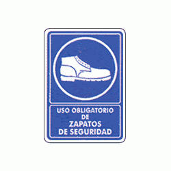 Uso obligatorio de zapato de seguridad 1