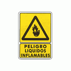 Precaución liquidos inflamables 1