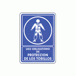 Uso obligatorio de proteccion de los tobillos 1