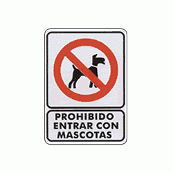 Prohibido entrar con mascotas 1