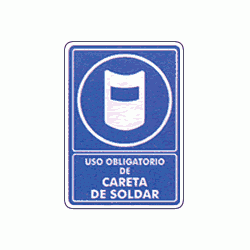 Mandatory use of welding helmet 1