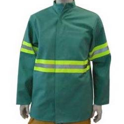 SHIRT IN ANTIFLAME GREEN FABRIC 1