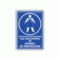 Mandatory use of protective apron 1