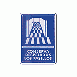 Conserva despejados los pasillos 1