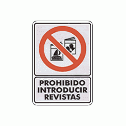 Prohibido introducir revistas 1