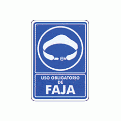Uso obligatorio de faja 1