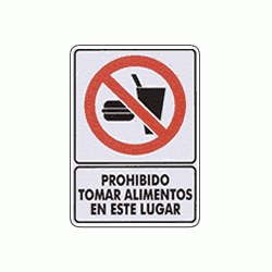 Forbidden to take food in this place 1