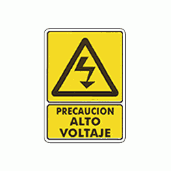 Precaución alto voltaje 1