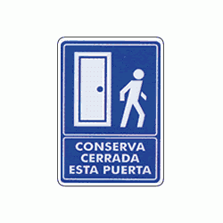 Conserva cerrada esta puerta 1