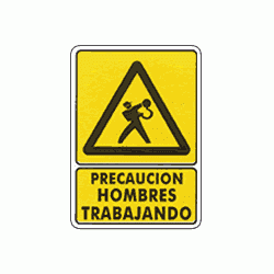 Caution men working 1