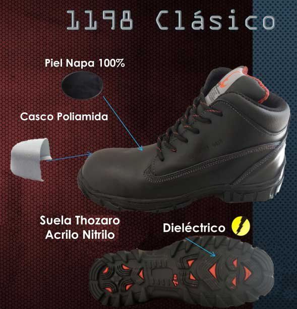 1198 Industrial Footwear Safety Shoes And Boots Equipo De Seguridad